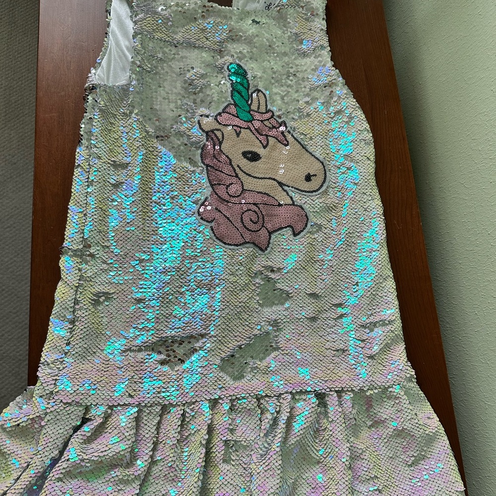 NWOT Lola & the Boys sequin unicorn dress
